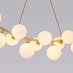 Люстра подвесная с белыми лампами в форме шара Felicitat варинант исполнения - 2 | Loft Concept в Екатеринбурге