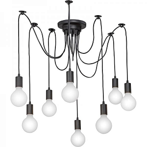 Подвесной светильник Spider Web Pendant 8 Black