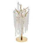 Лампа настольная со стеклянными подвесами цвет золото Light FAIRYTREE варинант исполнения - 1 | Loft Concept в Екатеринбурге