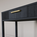 Элегантная Консоль Primo с выдвижным ящиком Черный дуб варинант исполнения - 4 | Loft Concept в Екатеринбурге