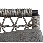 Кресло уличное темно-серое Street Bliss варинант исполнения - 4 | Loft Concept в Екатеринбурге