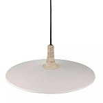 Подвесной светильник круглый в сочетании дерева и металла Space варинант исполнения - 2 | Loft Concept в Екатеринбурге