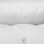 Кресло низкое с мягкой обивкой из велюра на 4-х ножках из массива березы Sophie Armchair white варинант исполнения - 4 | Loft Concept в Екатеринбурге