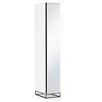 Шкаф-пенал белый с зеркальной дверцей Strict Lines варинант исполнения - 2 | Loft Concept в Екатеринбурге