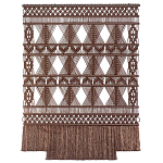 Панно Макраме коричневый цвет  варинант исполнения - 6 | Loft Concept в Екатеринбурге