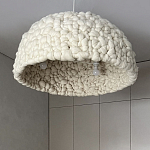 Вязаный подвесной светильник из шерсти Dome Wool Lamp  варинант исполнения - 3 | Loft Concept в Екатеринбурге
