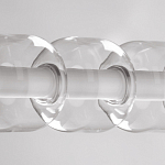 Люстра линейная с 6-ю прозрачными стеклянными плафонами округлой формы HANDLE GRAPE варинант исполнения - 9 | Loft Concept в Екатеринбурге