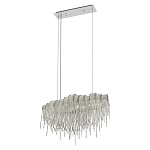 Люстра подвесная с металлическими цепочками и изогнутыми металлическими дугами 72 см Atlantis Chain варинант исполнения - 4 | Loft Concept в Екатеринбурге