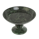 Фруктовница большая из натурального камня Змеевик Шабровский Natural Stone Fruit Bowls варинант исполнения - 2 | Loft Concept в Екатеринбурге