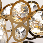 Люстра подвесная из золотых колец 57 см Golden Circles варинант исполнения - 10 | Loft Concept в Екатеринбурге