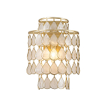 Бра с декором из натуральной морской ракушки Iridescent Light варинант исполнения - 1 | Loft Concept в Екатеринбурге