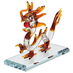 Декоративная стеклянная статуэтка Дракон Glass Dragon Statuette варинант исполнения - 4 | Loft Concept в Екатеринбурге