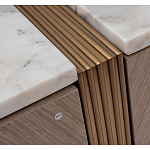 Комод с мраморной столешницей Uniqueness Marble варинант исполнения - 4 | Loft Concept в Екатеринбурге