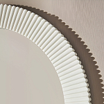 Зеркало в круглой фактурной раме Mirror Modern Texture белое варинант исполнения - 4 | Loft Concept в Екатеринбурге