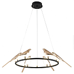 Подвесной светильник с декором в виде птиц Birds Ring Hanging Lamp варинант исполнения - 2 | Loft Concept в Екатеринбурге