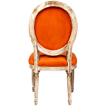 Стул из натурального бука оранжевое с цветным принтом Impressionism in Color варинант исполнения - 2 | Loft Concept в Екатеринбурге