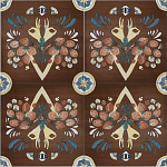 Плитка с узором Клубника варинант исполнения - 1 | Loft Concept в Екатеринбурге