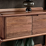 Стеллаж в гостиную для книг Moon Walnut Furniture варинант исполнения - 7 | Loft Concept в Екатеринбурге