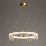 Люстра круглая с прозрачными стеклянными трубками 51 см Nembus варинант исполнения - 3 | Loft Concept в Екатеринбурге