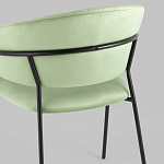 Стул в велюре фисташкового цвета Horizon варинант исполнения - 7 | Loft Concept в Екатеринбурге