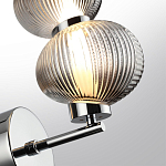 Бра с 2-мя рифлеными стеклянными шарами Marcelh Light варинант исполнения - 4 | Loft Concept в Екатеринбурге