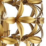 Люстра в форме шара из золотых лепестков Hanging Flowers варинант исполнения - 2 | Loft Concept в Екатеринбурге