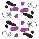 Плитка с узором Камни варинант исполнения - 1 | Loft Concept в Екатеринбурге