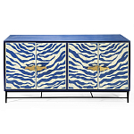 Буфет в гостиную с инкрустацией Bone Inlay Deco Sideboard - Orleans ZEBRA варинант исполнения - 4 | Loft Concept в Екатеринбурге