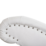 Кушетка белая с мягкой обивкой из велюра Michael Couch варинант исполнения - 5 | Loft Concept в Екатеринбурге