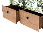 Шкаф с принтом Floral notes варинант исполнения - 3 | Loft Concept в Екатеринбурге