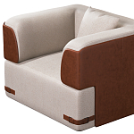 Кресло Richmond  с кожаной отделкой варинант исполнения - 3 | Loft Concept в Екатеринбурге