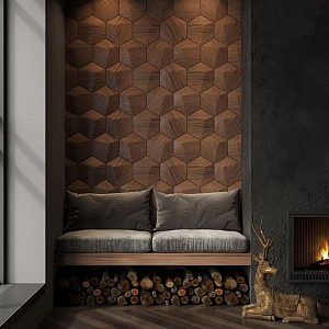 Гипсовая 3D панель с принтографией PM-30