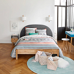 Бра из металла и дерева Ruell White Metal Wooden Wall Lamp варинант исполнения - 3 | Loft Concept в Екатеринбурге