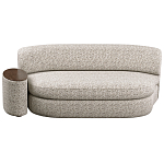 Диван двухместный со столиком Ulysses варинант исполнения - 2 | Loft Concept в Екатеринбурге