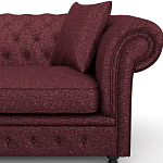 Мебельная ткань Шенилл бордовый цвет 138 см T4-38 варинант исполнения - 8 | Loft Concept в Екатеринбурге