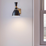 Бра с плафоном в форме песочных часов с узкими перфорированными отверстиями Feiss варинант исполнения - 7 | Loft Concept в Екатеринбурге