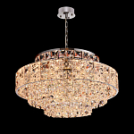 Люстра хрустальная в неоклассическом стиле на серебристом каркасе Majesty варинант исполнения - 4 | Loft Concept в Екатеринбурге