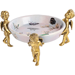 Блюдо фарфоровое Трио ангелов Joy варинант исполнения - 1 | Loft Concept в Екатеринбурге