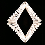 Люстра золотого цвета в форме галочки с каскадом длинных прозрачных трубок Eurofase варинант исполнения - 12 | Loft Concept в Екатеринбурге