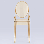 Прозрачный стул с янтарным оттенком LOUIS GHOST CHAIR варинант исполнения - 3 | Loft Concept в Екатеринбурге