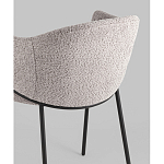 Стул Brace букле серый варинант исполнения - 3 | Loft Concept в Екатеринбурге