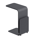 Stolik 90 Журнальный столик из шпона ясеня с чёрной эмалью варинант исполнения - 3 | Loft Concept в Екатеринбурге