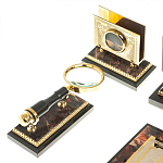 Настольный письменный набор из яшмы и долерита с декором в виде коня Manager Organizer варинант исполнения - 6 | Loft Concept в Екатеринбурге