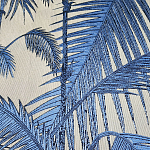 Мебельная ткань Вышивка синий принт 280 см T2-136 варинант исполнения - 2 | Loft Concept в Екатеринбурге