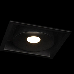 Встраиваемый спот светодиодный черного цвета квадратной формы из металла Pure Square варинант исполнения - 3 | Loft Concept в Екатеринбурге