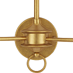 Бра настенное золотого цвета в форме подсвечника Graceful Smoothness варинант исполнения - 1 | Loft Concept в Екатеринбурге