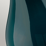 Настольная лампа с коническим дымчато-зелёным абажуром из искусственного шёлка Quintiesse варинант исполнения - 5 | Loft Concept в Екатеринбурге