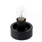 Настольный светильник с янтарным рельефным плафоном Lamp with Frozen Glass Effect варинант исполнения - 2 | Loft Concept в Екатеринбурге