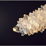 Люстра линейная светодиодная из необработанных кристаллов Mountain Comet варинант исполнения - 2 | Loft Concept в Екатеринбурге