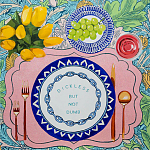 Картина Table Talk Dickless but Not Dumb  варинант исполнения - 1 | Loft Concept в Екатеринбурге